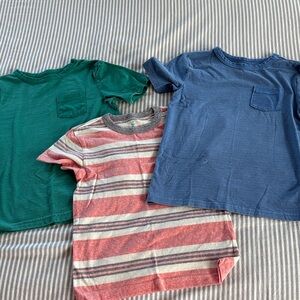 Kids Striped and Solid T-Shirts Set